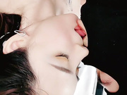 长发女神口交蛋蛋深喉不断打桩干的都吐了