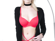 火辣金发美女和黑人的美好时光