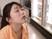 [FNS-011] バイト先コンビニの大好きなスレンダーポニテ彼女が最低なゲス店長に寝取られ言いなり肉オナホに快楽堕ちさせられていた。 吉沢梨亜 - 5of5