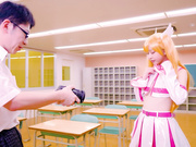 [CPZ69-005] 2.5次元の淫欲 私、コスプレセックスが趣味なんです！奇跡のツルペタ美マンパイパン美少女 天美めあ - 2of5