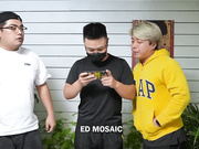 ED Mosaic 看家裡监视器发现女友Jamie跟三壮汉玩4P❤️赶紧回家关心女友爽不爽(1)