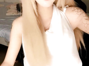 黑丝露脸渣女小太妹跟猥琐纹身小哥激情啪啪，简单直接脱光了直接干，无套抽插激情上位内射中出，精彩又刺激