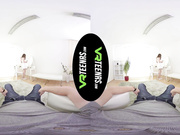 Lovely teen Rebeka Ruby sucking your cock in virtual reality