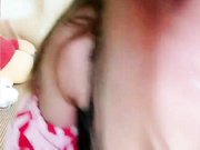 风骚小姐姐露脸户外勾搭陌生人，一路回家激情啪啪，口交大鸡巴给力爆草呻吟，大奶子还能挤出水