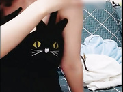 剧情演绎外表清纯可爱美女下班回家天气很冷钥匙忘带暂时到邻居单男家休息聊天挑逗客厅沙发上打炮对白精彩