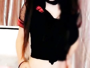 长得像李晓X的御姐范眼镜女主播隆胸归来摸着大骚穴呻吟挑逗让人受不了好想日她