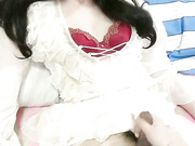 【极品妖女】CD猫儿 性感的妖女配乖巧的女友，视觉享受，女友握着妖棒撸湿湿滴，妖棒插进骚逼，艹得女友说好爽！