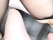 最强美腿蜜臀尤物 肉色丝袜黑色蕾丝内裤,无套内射