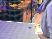 洛丽塔人前露出系列第三部 游乐场全裸露出打乒乓球